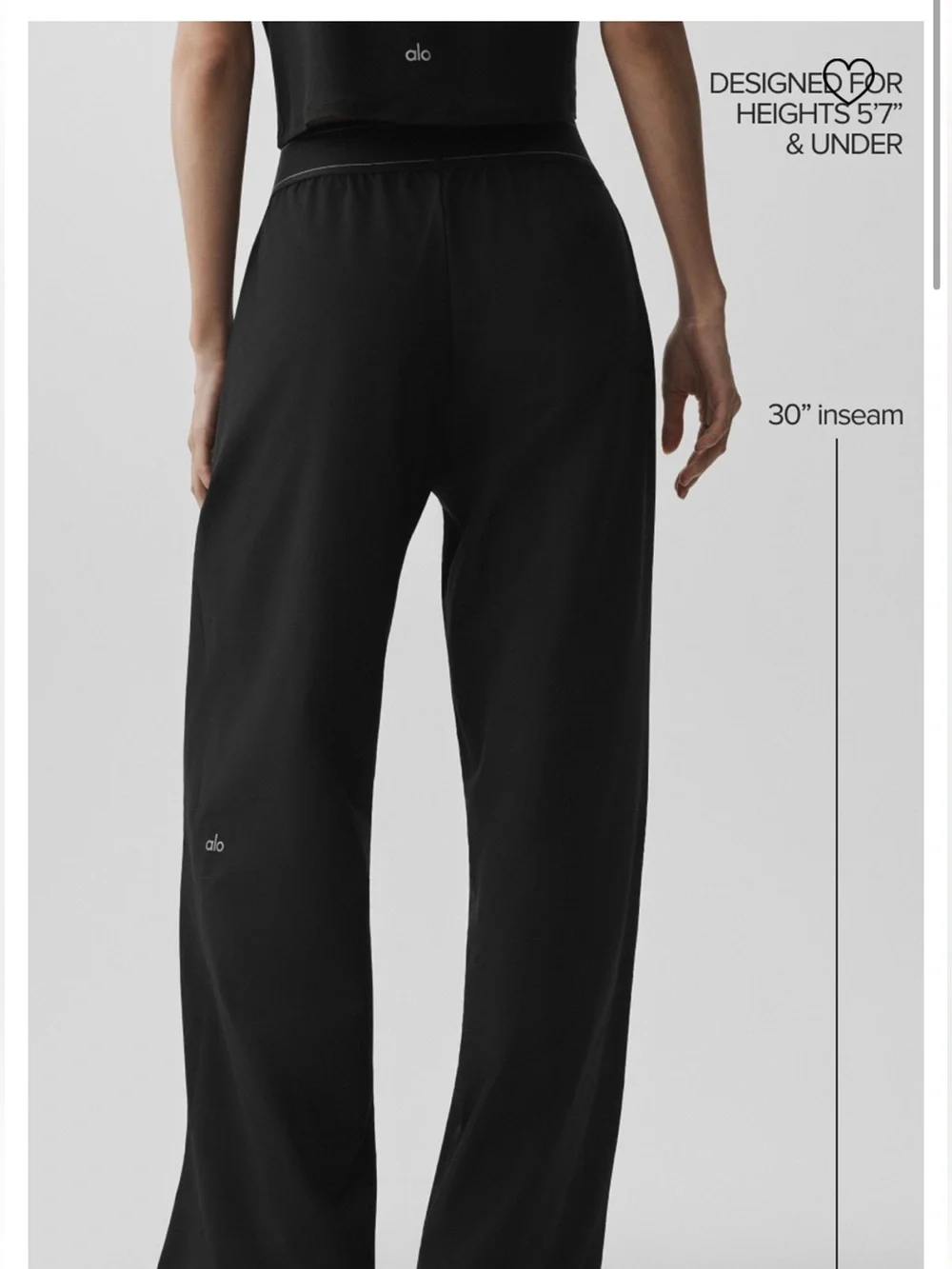 Alo Suite Up Trouser (Regular) Black